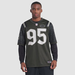 NFL Quinnen Williams New York Jets 2025 Rivalries Collection Game Jersey - Gotham Green