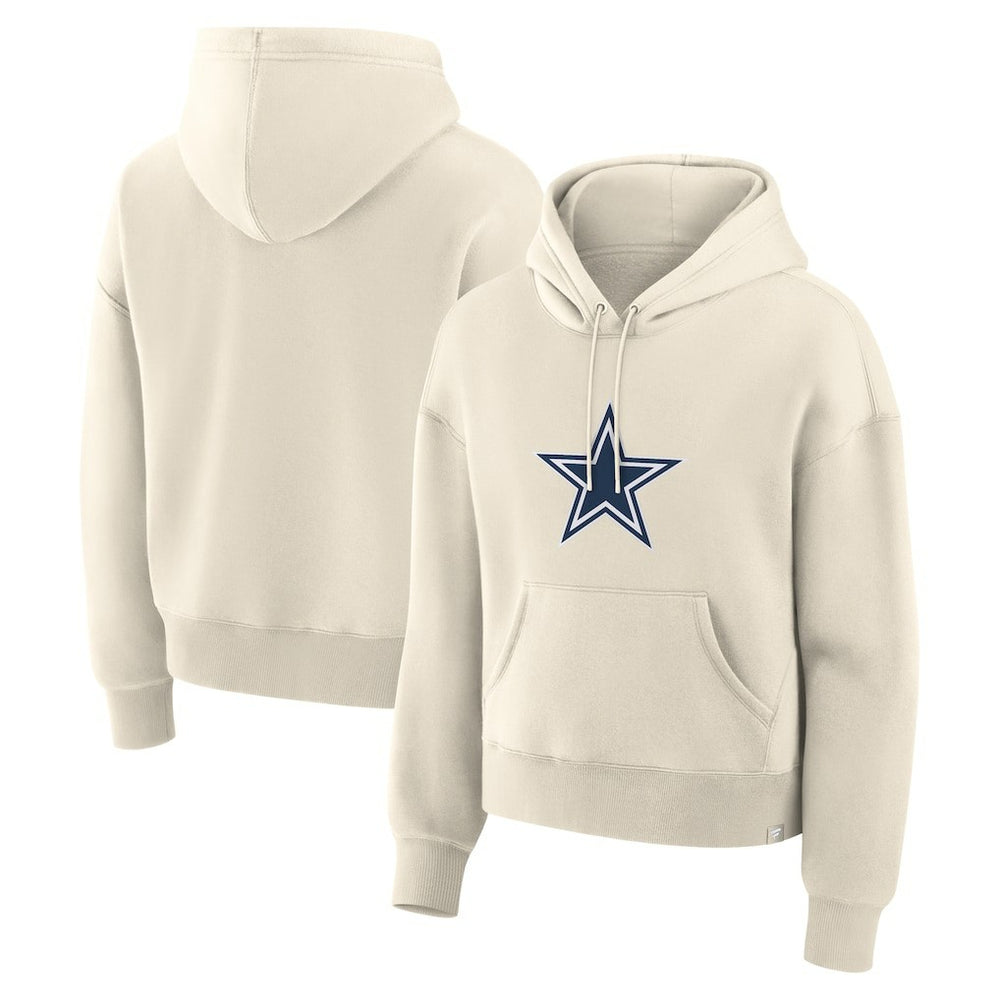 Dallas Cowboys Women's Dove Legacy Pullover Hoodie Cream