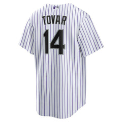 MLB Ezequiel Tovar Colorado Rockies Nike Home Replica Jersey - White