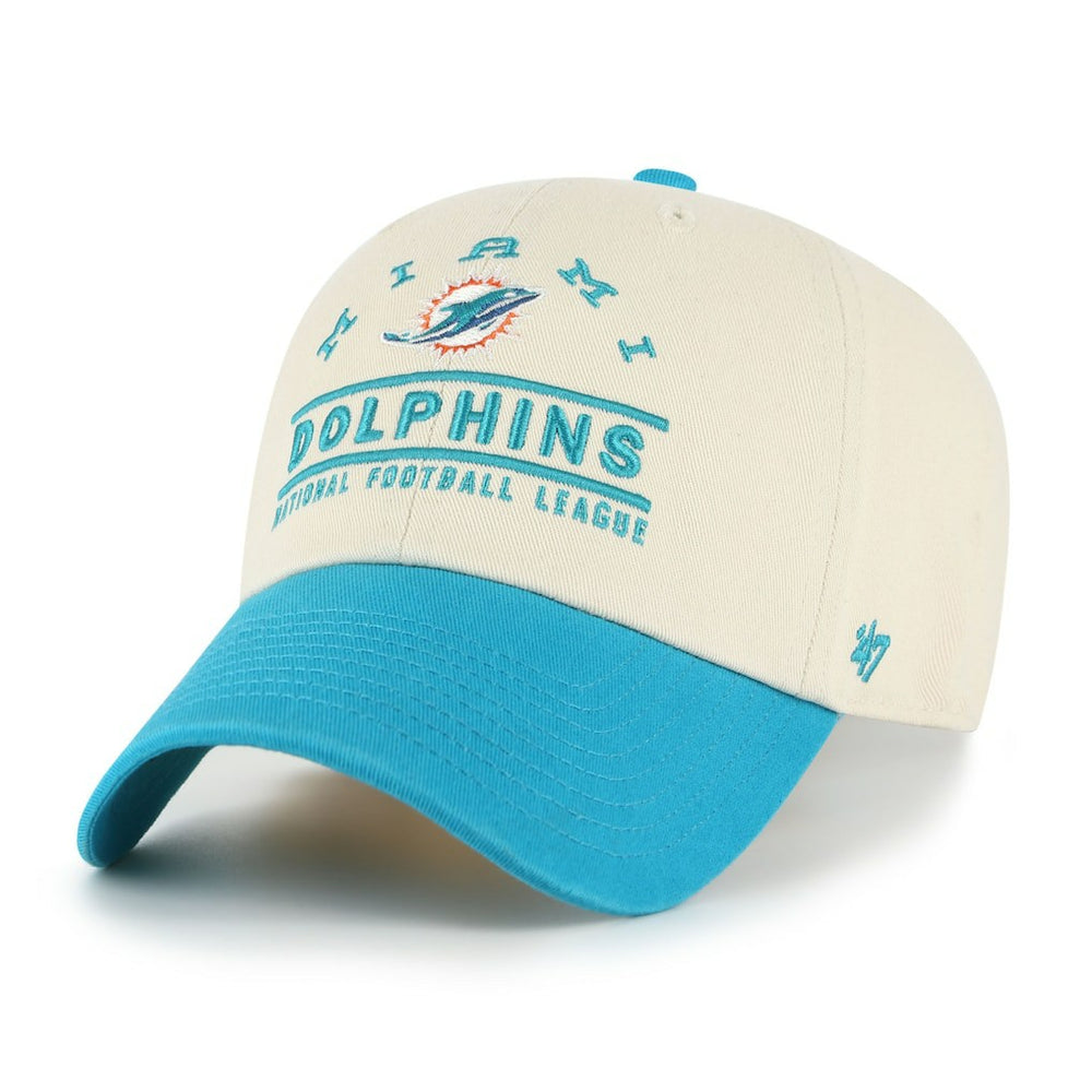 Miami Dolphins '47 Windham Clean Up Adjustable Hat Natural