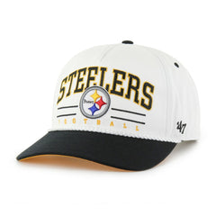 Pittsburgh Steelers '47 Roscoe Two-Toned Hitch Adjustable Hat White/Black