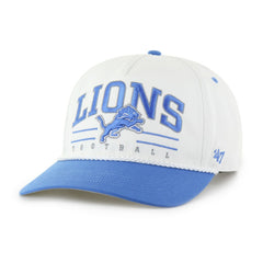 Detroit Lions '47 Roscoe Two-Toned Hitch Adjustable Hat White/Blue