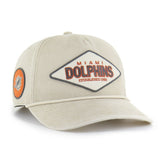 Miami Dolphins '47 Cairn Hitch Adjustable Hat Khaki