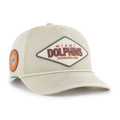 Miami Dolphins '47 Cairn Hitch Adjustable Hat Khaki