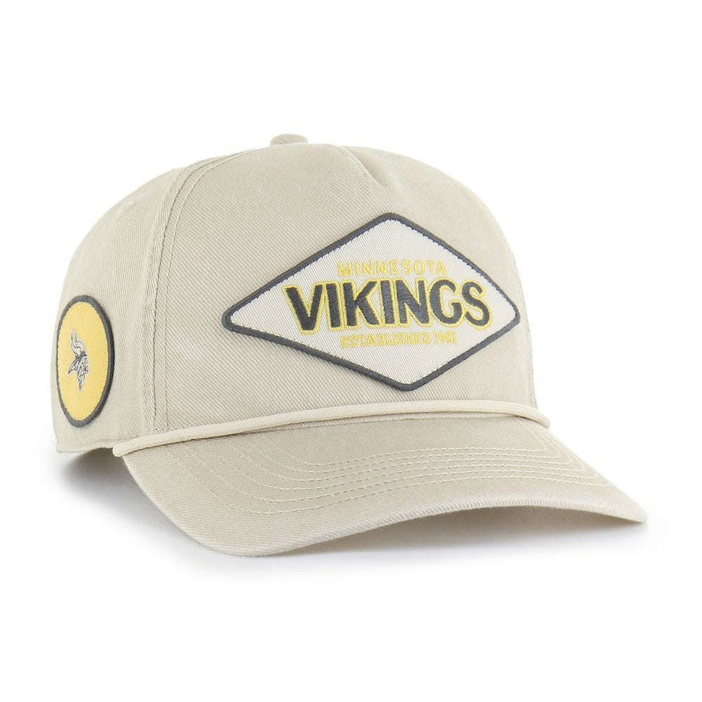 Minnesota Vikings '47 Cairn Hitch Adjustable Hat Khaki