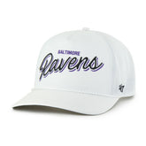 Baltimore Ravens '47 Brrr Fairway Hitch Adjustable Hat White