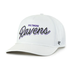 Baltimore Ravens '47 Brrr Fairway Hitch Adjustable Hat White