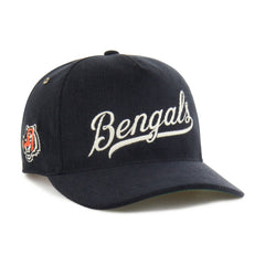Cincinnati Bengals '47 Golden Age Corduroy Hitch Adjustable Hat Black