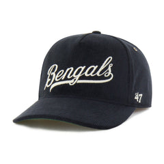Cincinnati Bengals '47 Golden Age Corduroy Hitch Adjustable Hat Black