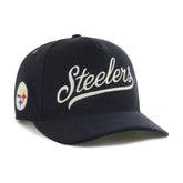 Pittsburgh Steelers '47 Golden Age Corduroy Hitch Adjustable Hat Black