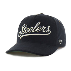 Pittsburgh Steelers '47 Golden Age Corduroy Hitch Adjustable Hat Black