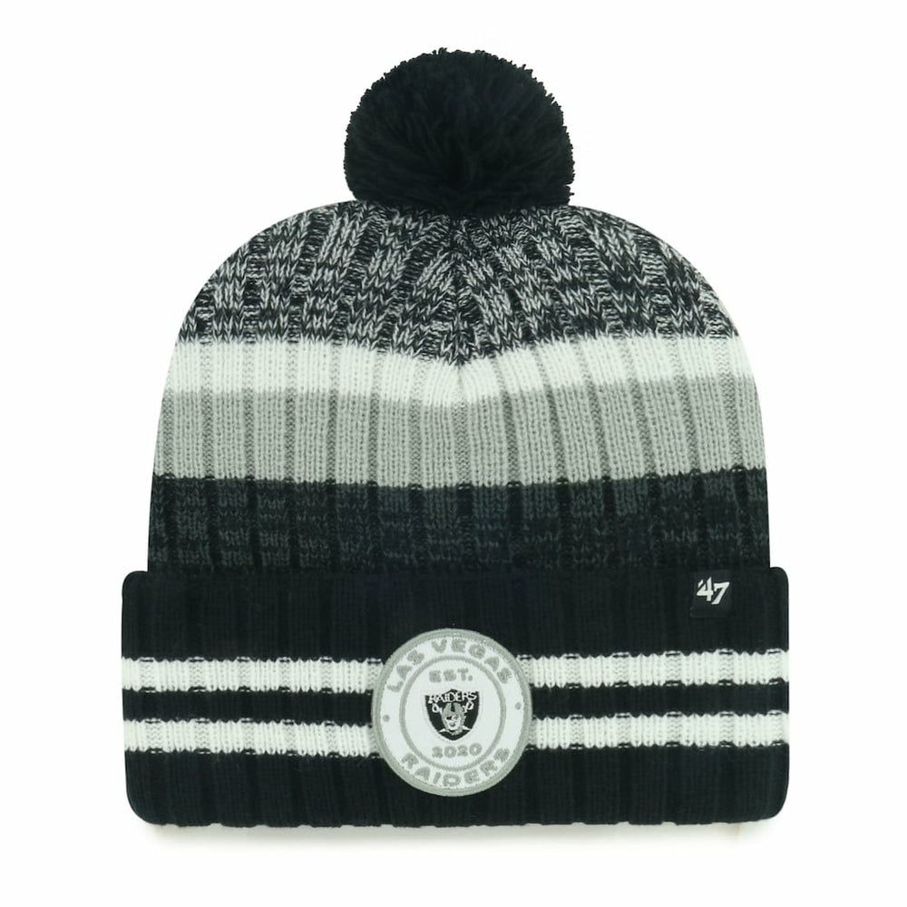 Las Vegas Raiders '47 Quiver Cuffed Knit Hat with Pom