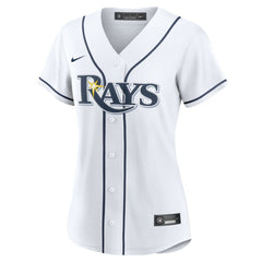 MLB Tampa Bay Rays Nike Women's Home Custom Replica 2.0 Jersey - White