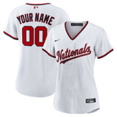 MLB Washington Nationals Nike Women's Home Custom Replica 2.0 Jersey - White