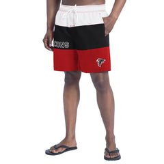 Atlanta Falcons G-III Sports by Carl Banks Sunrise Volley Swim Shorts Red/Black