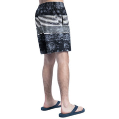 Baltimore Ravens G-III Sports by Carl Banks Horizon Volley Swim Shorts Black/Gray