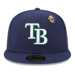 Tampa Bay Rays New Era 2025 Big League Chew 59FIFTY Fitted Hat - Navy Hats