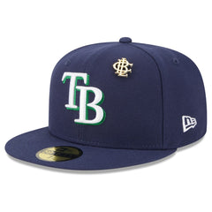 Tampa Bay Rays New Era 2025 Big League Chew 59FIFTY Fitted Hat - Navy Hats