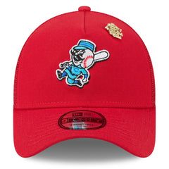 Cincinnati Reds New Era 2025 Big League Chew A-Frame 9FORTY Adjustable Trucker Hat - Red Hats