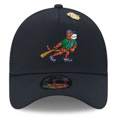 Detroit Tigers New Era 2025 Big League Chew A-Frame 9FORTY Adjustable Trucker Hat - Navy Hats