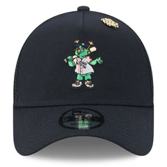 Houston Astros New Era 2025 Big League Chew A-Frame 9FORTY Adjustable Trucker Hat - Navy Hats