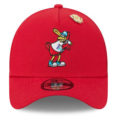 St. Louis Cardinals New Era 2025 Big League Chew A-Frame 9FORTY Adjustable Trucker Hat - Red Hats