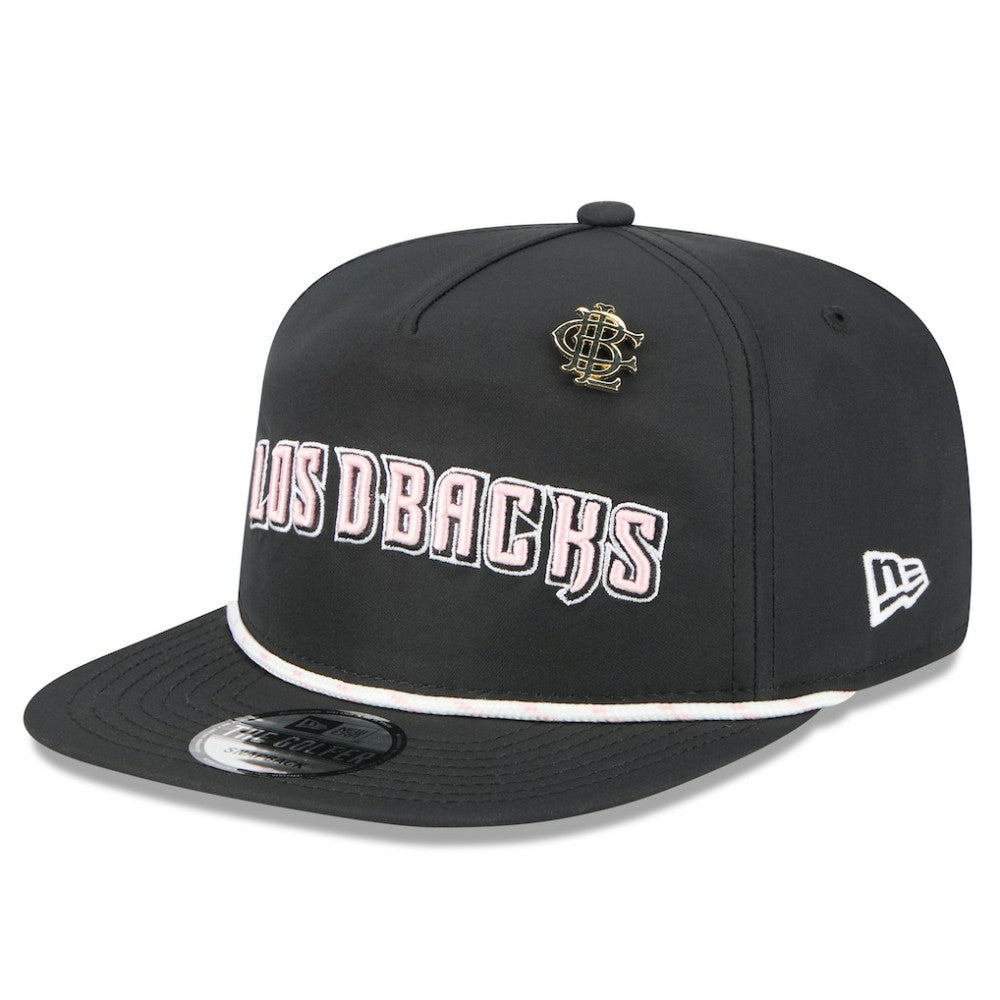 Arizona Diamondbacks New Era 2025 Big League Chew Golfer Snapback Hat - Black Hats