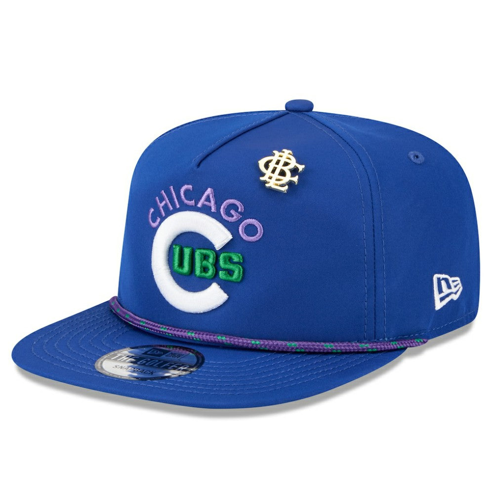 Chicago Cubs New Era 2025 Big League Chew Golfer Snapback Hat - Royal Hats