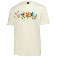 Philadelphia Phillies New Era Ransom Note Oversized T-Shirt - Cream T-shirts