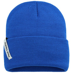 Real Madrid Sport Design Sweden Mountain Cuffed Knit Hat Royal sale