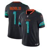 NFL Tua Tagovailoa Miami Dolphins 2025 Rivalries Collection Limited Jersey - Pitch Blue