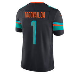 NFL Tua Tagovailoa Miami Dolphins 2025 Rivalries Collection Limited Jersey - Pitch Blue