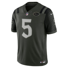 NFL Garrett Wilson New York Jets 2025 Rivalries Collection Limited Jersey - Gotham Green