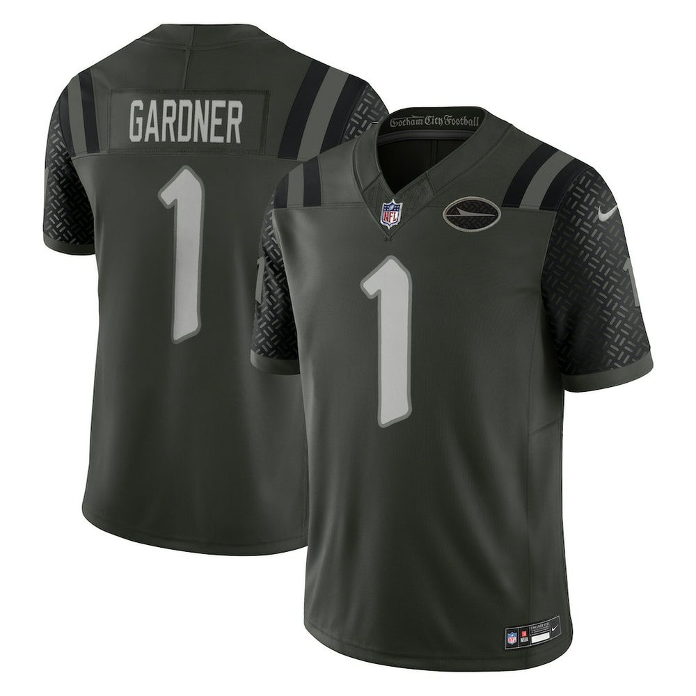 NFL Ahmad Sauce Gardner New York Jets 2025 Rivalries Collection Limited Jersey - Gotham Green
