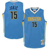 Nikola Jokic Denver Nuggets Youth 2016/17 Hardwood Classics Swingman Jersey Light Blue