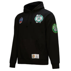Boston Celtics Hardwood Classics Blackout Collection Pullover Hoodie Black