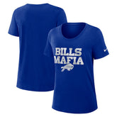 Buffalo Bills Women's 2025 Rivalries Collection Slub Dri-FIT T-Shirt Royal