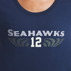 Seattle Seahawks Women's 2025 Rivalries Collection Slub Dri-FIT T-Shirt College Navy