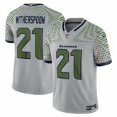 NFL Devon Witherspoon Seattle Seahawks 2025 Rivalries Collection Limited Jersey - Wolf Gray