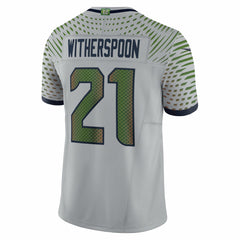 NFL Devon Witherspoon Seattle Seahawks 2025 Rivalries Collection Limited Jersey - Wolf Gray