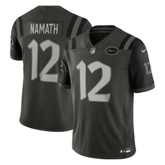 NFL Joe Namath New York Jets 2025 Rivalries Collection Retired Player Limited Jersey - Gotham Green