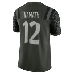 NFL Joe Namath New York Jets 2025 Rivalries Collection Retired Player Limited Jersey - Gotham Green