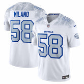 NFL Matt Milano Buffalo Bills 2025 Rivalries Collection Limited Jersey - White