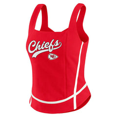 Kansas City Chiefs WEAR by Erin Andrews Women's Square Neck Tank Top Red