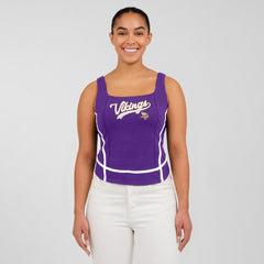 Minnesota Vikings WEAR by Erin Andrews Women's Square Neck Tank Top Purple