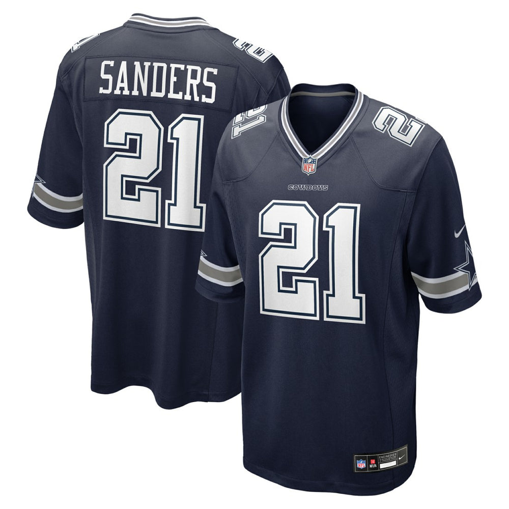 NFL Deion Sanders Dallas Cowboys Team Retired Player Game Jersey - Navy