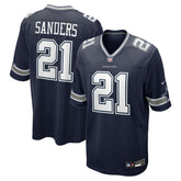 NFL Deion Sanders Dallas Cowboys Team Retired Player Game Jersey - Navy