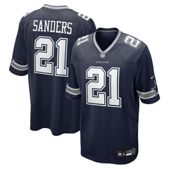 NFL Deion Sanders Dallas Cowboys Team Retired Player Game Jersey - Navy