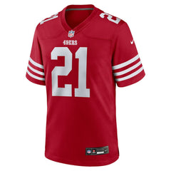 NFL Deion Sanders San Francisco 49ers Team Retired Player Game Jersey - Scarlet