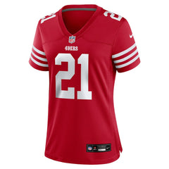 NFL Deion Sanders San Francisco 49ers Women's Retired Player Game Jersey - Scarlet